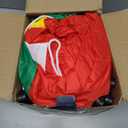 JOIEDOMI 6 FT Tall Christmas Inflatables Outdoor Decoration, Blow Up Gnome with Gift & Candy Cane, Christmas Yard Inflatables Gnome Outdoor Decor with LED for Xmas Decor Outside