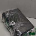 UUJOLY Small Bathroom Trash Can with Lid Slim Wastebasket Garbage Can Plastic Container Basket for Kitchen, Laundry Room, Office, Kids Room, Dorm, Black, 2.6 Gallon