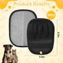 2PCS Pet Hair Removal Glove - Upgrade Reusable Pet Hair Remover Glove for Cats & Dogs, Electrostatic Gloves Pet Hair Remover for Couch, Carpet, Furniture, Car, Bedding, Easy Cleaning & Grooming Tool