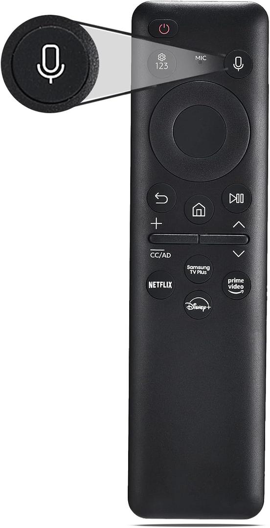 for Samsung Smart TV Voice Remote Control:Compatible with BN59-01432A(AAA Battery Version),Replacement for Most 2018 to 2024 Samsung Crystal/UHD/QLED/Frame/Curved/QLED /4K/8K/TVs