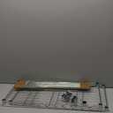 IZEUK 2 Tier Adjustable Metal Storage Shelving Unit, Heavy Duty Wire Rack Organizer for Kitchen, Living Room or Office, 220 lbs Capacity, 27.6 W x 11.8 D x 23.4 H, Chrome