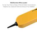 Electrical Wire Tracer Circuit Tester w/Tone Generator & Probe Kit, Cable Signal Locator Tester, Test Circuit Continuity, Network Telephone Line, Automotive Circuit Identify Tools w/Clips & RJ11 Plug