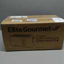 Elite Gourmet ECT4123X Long Slot 4 Slice Toaster, Extra Wide 1.5" and 5.1" Deep Slots, Bagel, Defrost & Cancel Functions, 6 Toast Shade Settings, Fits Bagels, Waffles, Artisan Breads, Stainless Steel