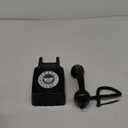 Retro Landline Telephone, Artisam Vintage Rotary Dial Phone, Antique Wall Telephone Set, Classic Old Fashion Wall Mount Phone with Redial for Home/Office/Hotel/School (Black)