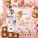 Pink Bear Baby Shower Decorations for Girl Bear Bear Theme Party Supplies
