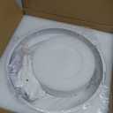 Led Flush Mount Ceiling Light: 11.8" Dimmable 5CCT Overhead Ceiling Lighting Fixture - Morden White Round Close to Ceil Lights - Flat Wood Minimalist Light Fixtures for Living Room Laundry Bedroom