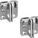 Mooche Flip Latch Gate Latch with Padlock Hole,Stainless Steel Barn Door Lock Sliding Door Bolt Latch Safety Door Lock Catch for Toilet Barn Fence Garage Door Pet Room