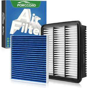 Cabin & Engine Air Filter Fit for Hyundai Elantra 2021-2026 (1.6L/2.0L Gas), Kona 2024-2026 (1.6L/2.0L Gas) Air Filter Replace#97133L1000 28113AA100 (Not for Hybrid!)