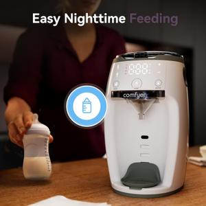 Formula Maker Machine - Upgraded Accurate Wifi Formula Dispenser with Inbuilt Sensors to Prevent Malnutrition - Instant Heating & Automatic Mixing - Quick Warm Bottle (Smart (App Control))