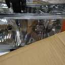 Headlights Assembly for 99-07 GMC Sierra, Compatible with 99-06 GMC Yukon Headlamp Replacement Chrome Housing Driver & Passenger Side