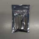 2 Pack Deadbolt Strike Plate Door Backplate, Large Hole and Narrow Edge Frame Striker for Door Latch with Screws and Repair Wood Strips, Repair Deadbolt Misalignment/Stuck/Sticked (Black)