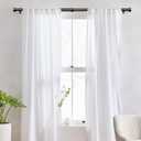 IFELS Heavy Duty Curtain Rods for Windows 66 to 120 Inch, 1 Inch Bronze Window Curtain Rod for Bedroom, Living Room, Outdoor, Adjustable Easy Install Long Modern Curtains Rods(A1,Bronze,30"-120")