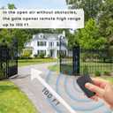 Gate Opener Remote Replacement for GTO Mighty Mule Gate Opener Remote Control FM135 RB741 Single Button 9 DIP Switch of 3 Positions 318MHZ-2 Pack