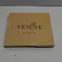 Senjie 16Pcs Velvet Ribbon Bows for Christmas Tree, Vintage Rustic Small Craft Bows Ornaments for Garland Wreath Gift Wrapping Candy Bags Party DIY Decorations (Beige, 5" x 10", Width of 1")