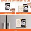 Magnetic Picture Frames - Mother's Day Hi Grandma & Grandpa' Ultrasound Fridge Magnet Photo Frame - Pregnancy Announcement Gift for Grandparents - Refrigerator Decor