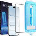 2-Pack Screen Protector for iPhone Air 6.5-inch,9H Tempered Glass, High Definition Clear, Full Coverage, Anti-Fingerprint, Auto Dust-Elimination, No Bubble, Easy Installation