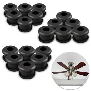 18 Pcs Rubber Grommet Kit for Hunter Ceiling Fan Parts - Grommets for Hunter Fan Blade Grommets Spare Kit - Ceiling Blade Rubber Washers 18 Pcs Rubber Grommet Kit for Hunter Ceiling Fan Parts - Grommets for Hunter Fan Blade Grommets Spare Kit - Ceiling Blade Rubber Washers