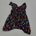 Enlifety 5T 6T Girls Neon Dress for Glow Party Sleeveless Ice Cream Summer Dresses Bowknot Strap Twirl Sundress (Neon Ice Cream)