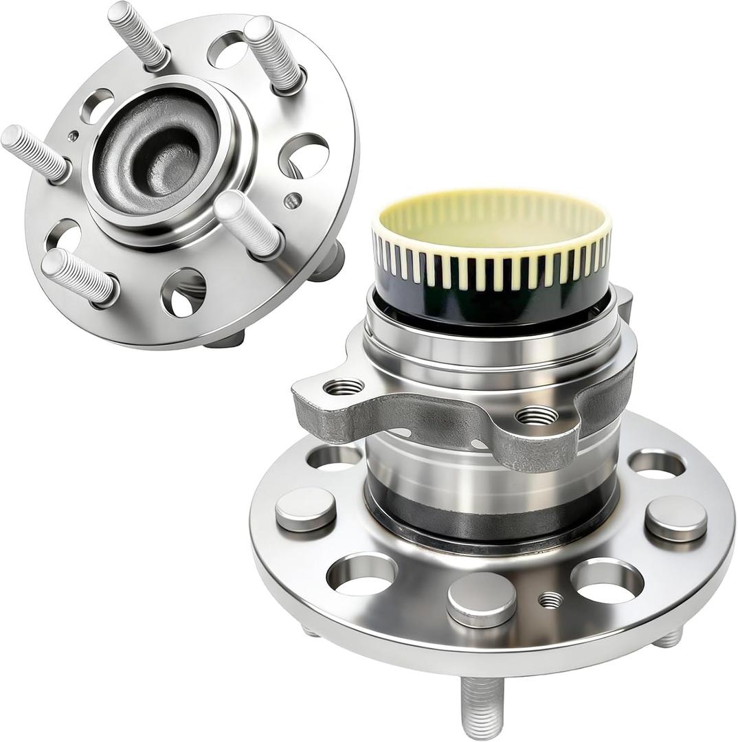2Pcs 512437 Rear Wheel Bearing Hub Assembly Fit for Kia Optima 11-15, Cadenza 14-16, Sportage 11-16, Rondo 08-12, for Hyundai Azera 11-17, Sonata 10-14, Tucson 10-15, 5 Lugs w/ABS
