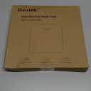 Ovutek Bathroom Scale for Body Weight, Highly Accurate Digital Weighing Machine for People, Upgraded Batteries Included, Compact Size, LED Display, Physician Scale with Sturdy Tempered Glass, 400lb (White)