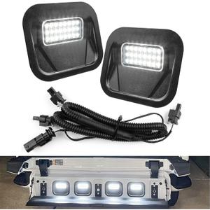 Led Tailgate Step Light Truck bed Multi-Pro Lamp Kit accessories Replace for GMC Sierra 1500 2500 HD 3500 HD 2020-2025 Chevrolet Silverado 1500 2500 HD 3500 HD 2020 (Two Sets)