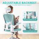 Gaming Chair,Ergonomic Desk Chair,Blue Computer Desk Chair, 20in x 15in x 20in