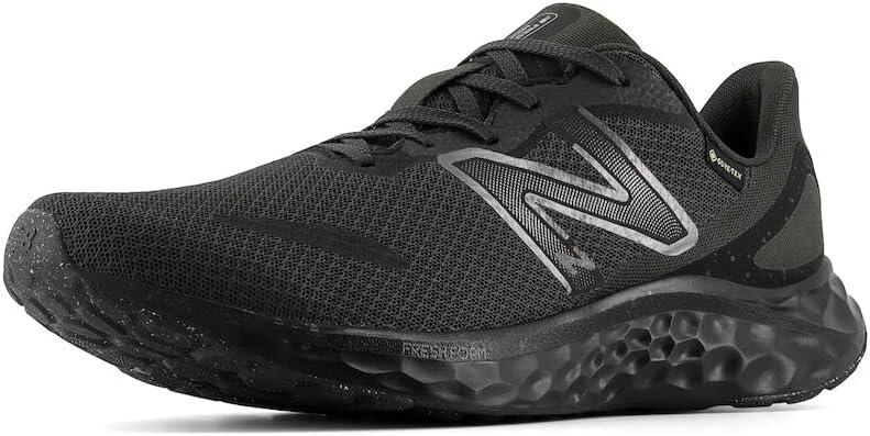 New Balance Mens Fresh Foam Arishi V4Running Shoe (9.5, Black/Black)