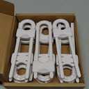 Baby Proofing Cabinets,Cabinet Locks for Babies,12 Pack U-Shaped Child Locks for Cabinets, Child Proof Cabinet Latches,Child Safety Cabinet Locks with Adjustable by SPISPI (White)