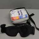 Travel Pillow for Airplanes, Airplane Pillow for Long Flight, Neck Pillow with Eye Mask for Sleeping, Portable Travel Pillow for Car Road Trip Headrest, Stop Bobblehead, Grey