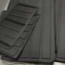 Cargo Mat& Backrest Protector for 2021-2025 Ford Bronco 4 Door - Trunk Liner with Backrest Mats, Custom All-Weather TPE Protector Accessories Black