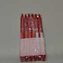 Pilot FriXion Clicker Erasable Gel Pens, Fine Point (0.7mm), Red Ink, 6-Pack - Refillable, Smooth Writing Pens for School, Journaling, and Office Use