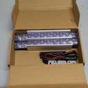 Car Universal Fit 9 LED High Power LED Daytime Running Lights DRL Kit Extreme Bright Spot Fog Lamp Xenon White Auto Accessories