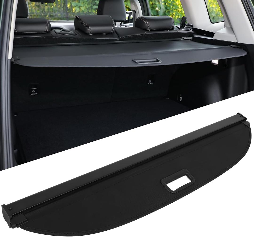 ECCPP Cargo Cover 2018-2024 Fit for Nissan for Kicks Flexible SUV Rear Trunk Cover Shade Luggage Tonneau Security Cover
