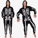 Funziez! Slim Fit Adult Onesie - Animal Costume - Plush Unisex Christmas One Piece Cosplay Suit for Women and Men, S