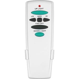Universal Ceiling Fan Remote Control with Up and Down Light Replacement for Hampton Bay Harbor Breeze Hunter 3-Speed Dimmer UC7078T L3H2010FANHD Fan-HD Fan-HD6 (Remote Only)