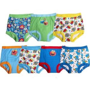 Sesame Street Unisex Toddler Potty Training Pants with Elmo, Cookie Monster and Big Bird with Stickers & Success Chart 4T