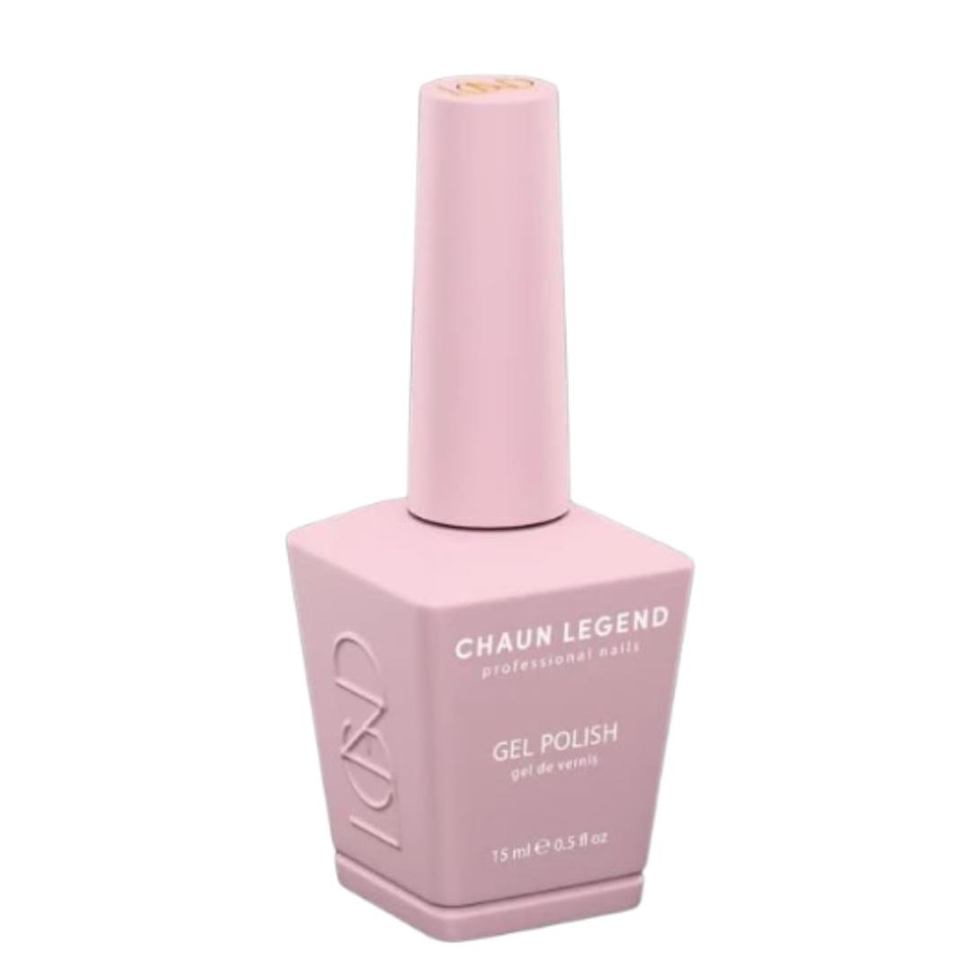 Chaun Legend UV LED Gel Nail Polish 0.5 Ounce Long Lasting, Bubble Free, Quick Dry High Shine, She Dusty LG5083 (blush pink)