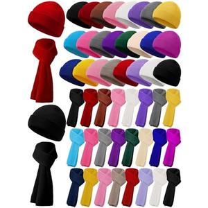 Shyyween Kids Beanie Hat Scarf Set Valentine's Day Warm Winter Gifts Toddler Boys Girls Knit Cap Neck Warmer School Homeless