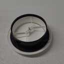 HG Power 8 Inch Soffit Vent, Adjustable Air Vent Cover, ABS Round Ceiling Vent Covers for Living Room, Attic, Bathroom, Kitchen, Ventilation Use, White - Opening Size 7.32"