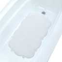Divine Design Heavenly Comfort Cloud Bath Mat with Microban, 29 in L, 17 in W, Vinyl Mat Surface