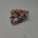 6 Pack Solar Jack O Lantern Stake String Lights - Orange Halloween Pathway Decor for Outdoor Halloween Yard Display