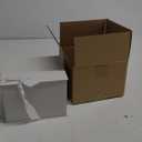 Hallmark Medium Gift Box with Lid and Shredded Paper Fill (Grey White 7 inch Box) for Weddings, Bridal Showers, Graduations, Birthdays, Bridesmaids Gifts, All Occasion