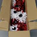 Bright Creations Giant Candy Cane - 2 Pack, 50 in, Red & White Tinsel - Garden & Outdoor Decor - Outdoor Tinsel Decor