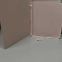 Akkerds Compatible with iPad (A16) 11th Generation Case 11 Inch 2025, for iPad 10th Generation Case 10.9 Inch 2022 with Pencil Holder, Slim Trifold Stand Protective Cover with Soft TPU Back, Pink