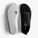 Vivobarefoot Primus Lite Knit Mens Barefoot Shoes | Build Strength, Balance & Mobility | Lightweight for Training & Running | Wide Fit Grounding Shoes | Flexible Knit | Obsidian | 0 (Black)