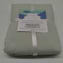 NEXHOME PRO Duvet Cover Set Oversized Queen 98"x98" Linen Feel Textured Organic Natural 100% Washed Cotton Duvet Cover 3 Pieces Bedding Set Zipper Closure, Breathable, Mint Green (No Comforter)