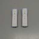 TIANHOO Remote Controller for Wii & Wii U, with Silicone Case and Wrist Strap, 2 pack (White)