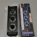 JUSPRO Cooling Fan for PS5 Accessories, Upgraded Quiet Cooler Fan with LED Light for PlayStation 5 Console/PlayStation 5 Digital Edition & Ultra HD Game Console