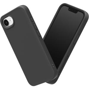 RhinoShield Case Compatible with iPhone 17e / 16e | SolidSuit - Shock Absorbent Slim Design Protective Cover with Premium Matte Finish 3.5M / 11ft Drop Protection - Classic Black