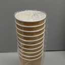 GUSTO Comfy Package [16 oz. - 50 Sets] Insulated Kraft Ripple Paper Hot Cups, Disposable Coffee Cups With Lids - Ideal for Hot Beverages, Travel, and Office Use - (Formerly